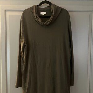 Lou & Grey Cowl Neck Sweater Dress XL
